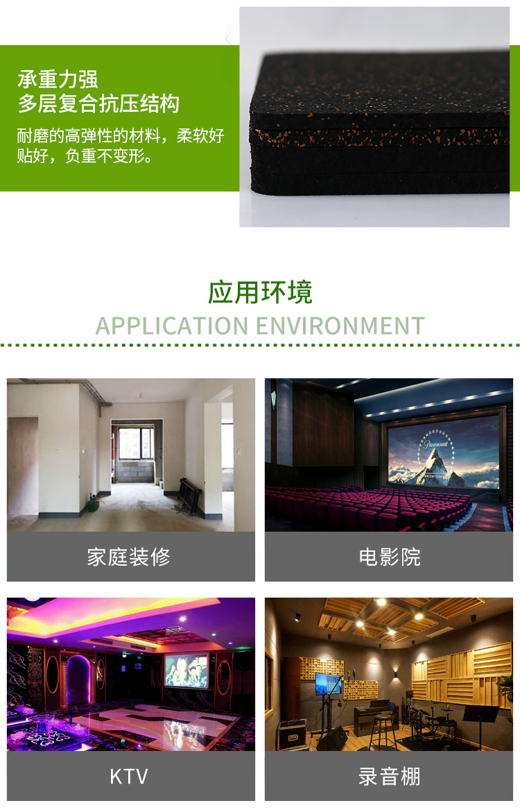 橡膠減震墊